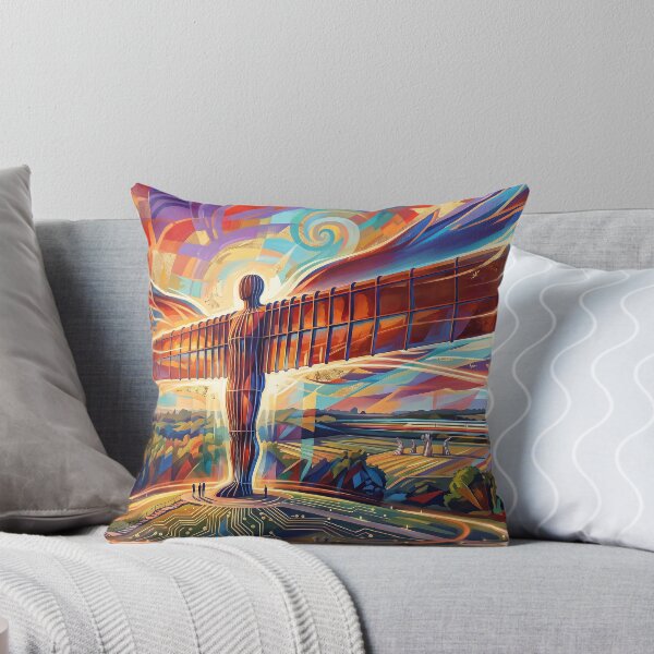 Item preview, Angel of the North Vibrant Abstract Expression designed and sold by ArtworkNorth.