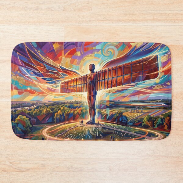Item preview, Angel of the North Vibrant Abstract Expression designed and sold by ArtworkNorth.