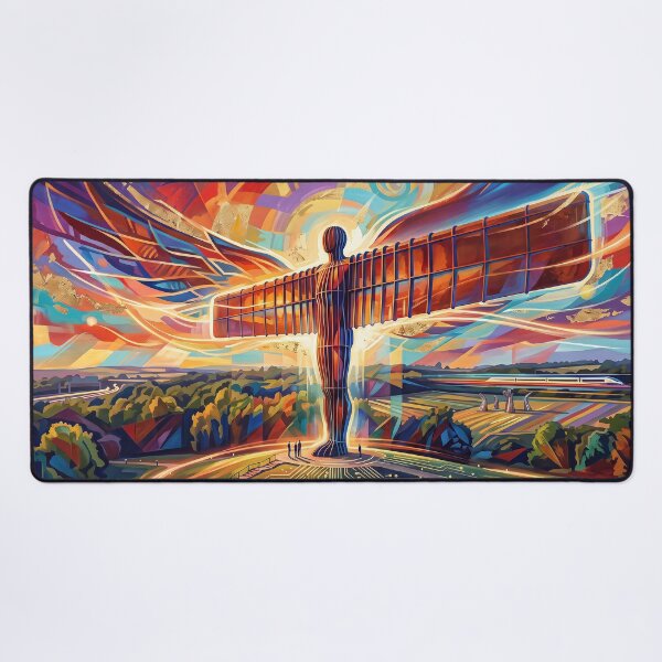 Item preview, Angel of the North Vibrant Abstract Expression designed and sold by ArtworkNorth.