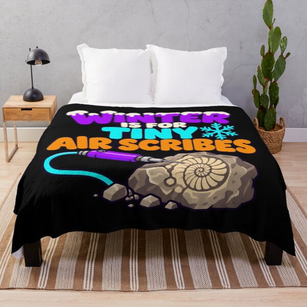 Item preview, Winter Is For Tiny Air Scribes Fossil Preparation Humor designed and sold by DreamLayerStudio.