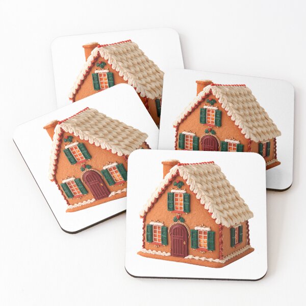 Item preview, Victorian Gingerbread Christmas Cottage designed and sold by Ink and Wink.