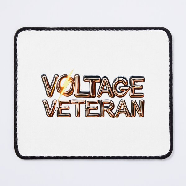 Item preview, Master Electrician Gift Voltage Veteran Wire Typography Design for Electrical Professionals designed and sold by Andrew  Zaach.