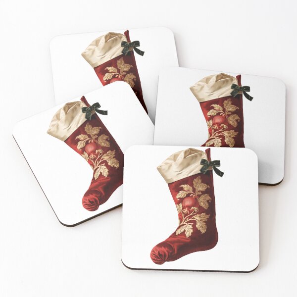 Item preview, Burgundy Velvet Christmas Stocking designed and sold by Ink and Wink.