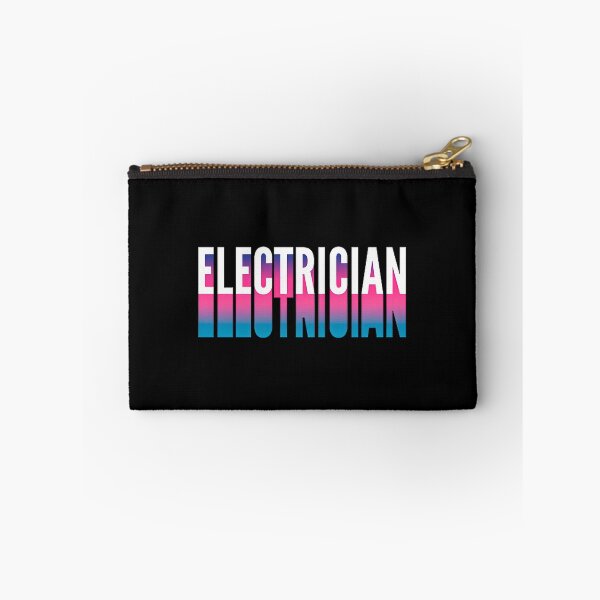 Item preview, Electrician Design with Long Gradient Shadow Effect for Professionals and Enthusiasts designed and sold by Andrew  Zaach.