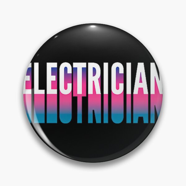 Item preview, Electrician Design with Long Gradient Shadow Effect for Professionals and Enthusiasts designed and sold by Andrew  Zaach.