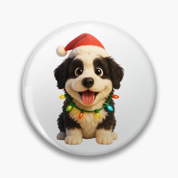 Item preview, Playful Sheepadoodle Christmas designed and sold by Sillytoe.