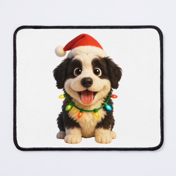 Item preview, Playful Sheepadoodle Christmas designed and sold by Sillytoe.