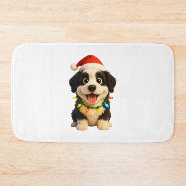 Item preview, Playful Sheepadoodle Christmas designed and sold by Sillytoe.
