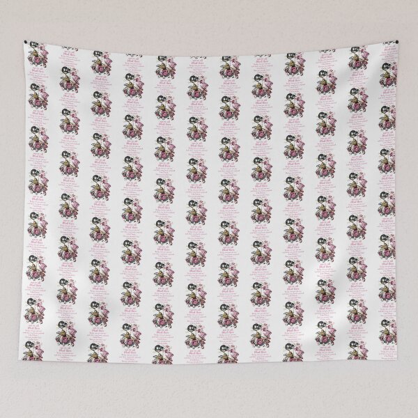 Item preview, Kawaii Mad Hatter Wonderland Design in Pink - Perfect Christmas Gift for Teens, Friends, and Loved Ones designed and sold by Nour El-Din badawy.