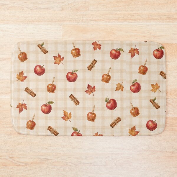 Item preview, Caramel Apple Cinnamon Fall Plaid Pattern designed and sold by Luv4tete.