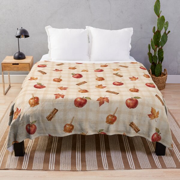 Item preview, Caramel Apple Cinnamon Fall Plaid Pattern designed and sold by Luv4tete.