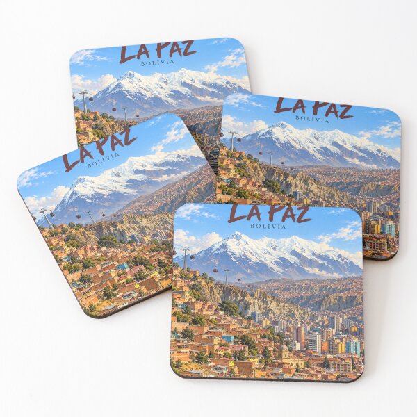 Item preview, La Paz Painterly Andean City Impression designed and sold by MichaeIRellov.