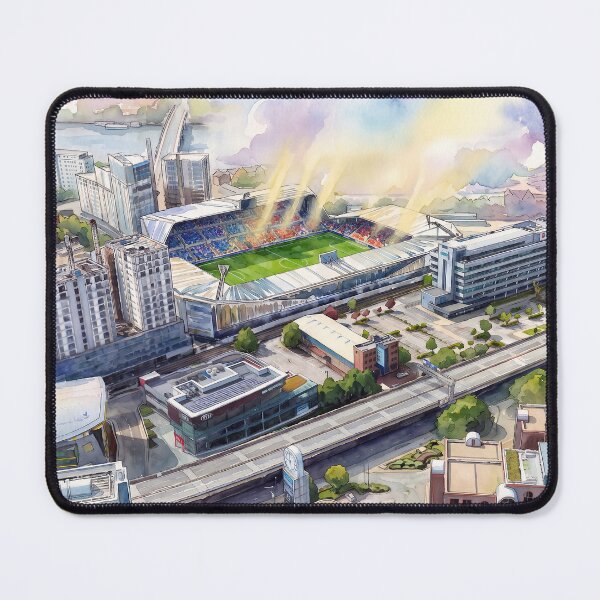 Item preview, Brentford Community Stadium Watercolour Art designed and sold by ArtworkNorth.