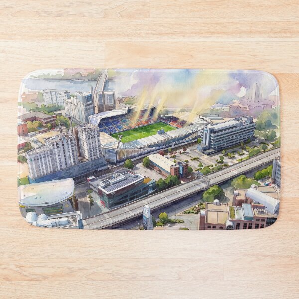 Item preview, Brentford Community Stadium Watercolour Art designed and sold by ArtworkNorth.