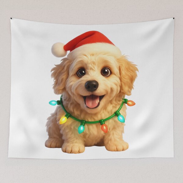 Item preview, Fluffy Sheepadoodle Christmas designed and sold by Sillytoe.