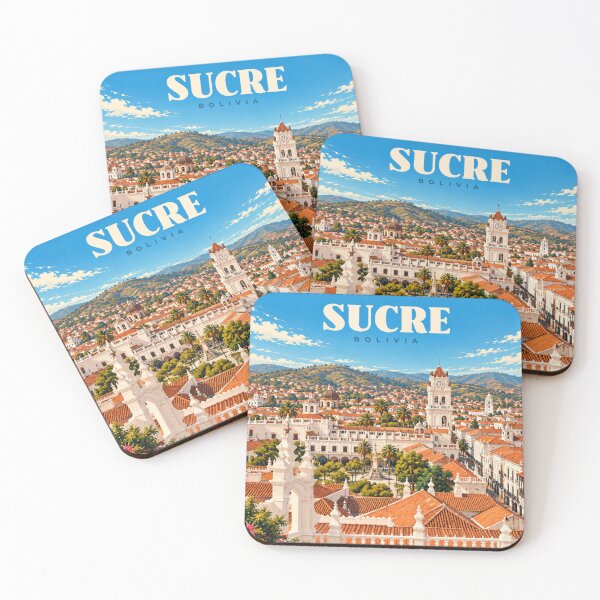 Item preview, Sucre Vintage Bolivian Colonial City Art designed and sold by MichaeIRellov.