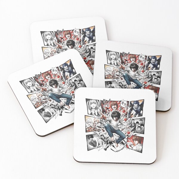 Aperçu de l'œuvre Art de confrontation de Death Note créée et vendue par LynnGablestore.