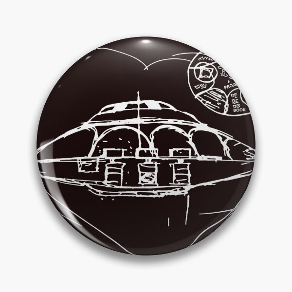 Item preview, Heart Sketch Schematic Of Area 51 Craft designed and sold by FeatherTaleInk.