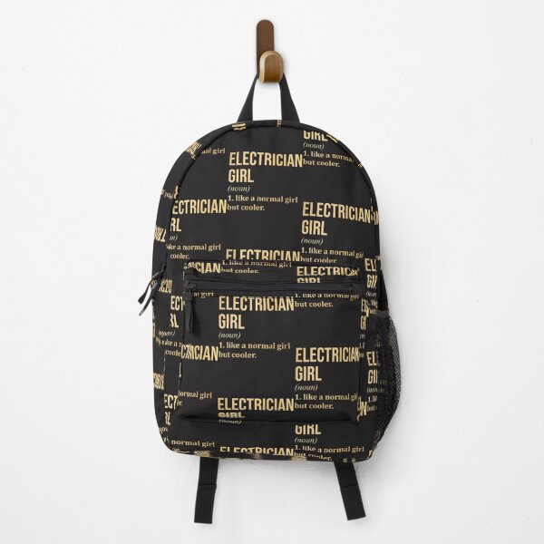 Item preview, Electrician Girl Definition Design with Gold Accents designed and sold by Andrew Zaach.