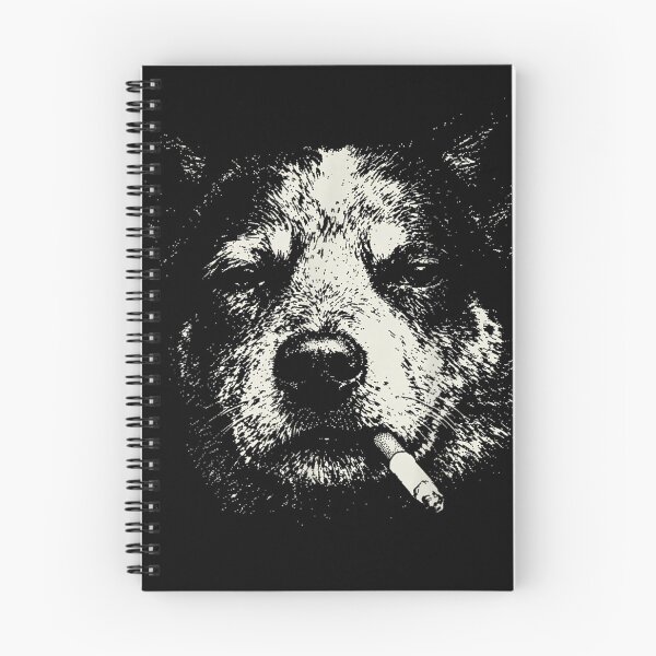 Item preview, Funny Blue Heeler Smoking Cigarette Vintage Dog Meme  designed and sold by Crookedorbit ⭐⭐⭐⭐⭐ .