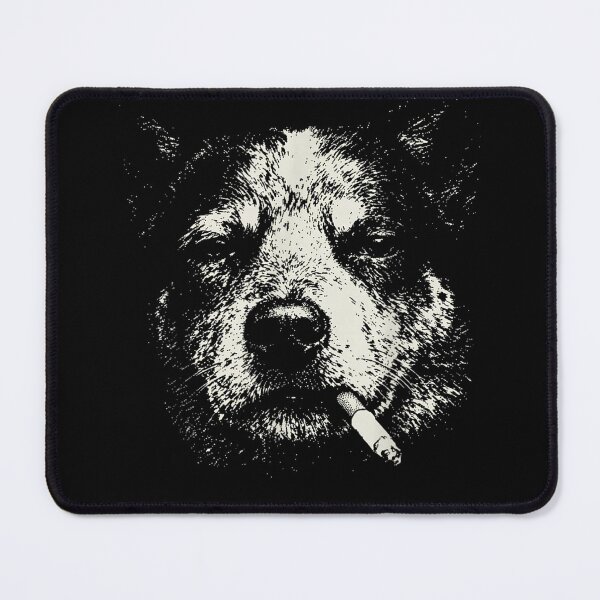 Item preview, Funny Blue Heeler Smoking Cigarette Vintage Dog Meme  designed and sold by Crookedorbit ⭐⭐⭐⭐⭐ .