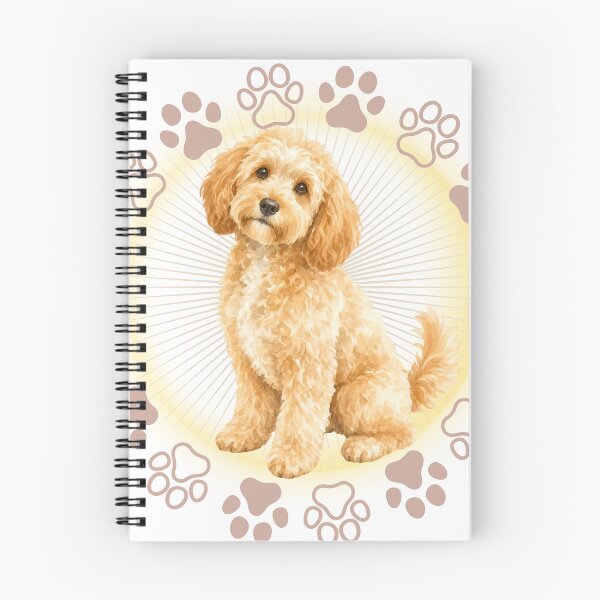 Artikelvorschau, Niedliche Goldendoodle-Aquarellkunst entworfen und verkauft von Nashatyoussef.
