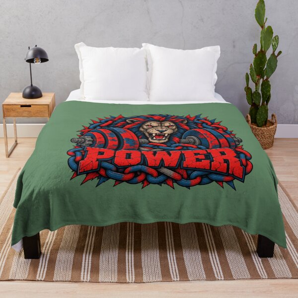 Item preview, Lion Power – Fierce Weightlifting & Gym Strength Design designed and sold by Aimetoi.