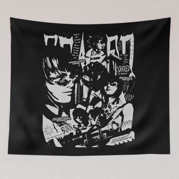 Item preview, Black White Anime designed and sold by taylor-us.
