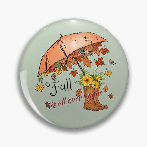 Item preview, Fall is all over again - autumn quote  designed and sold by cosmea.