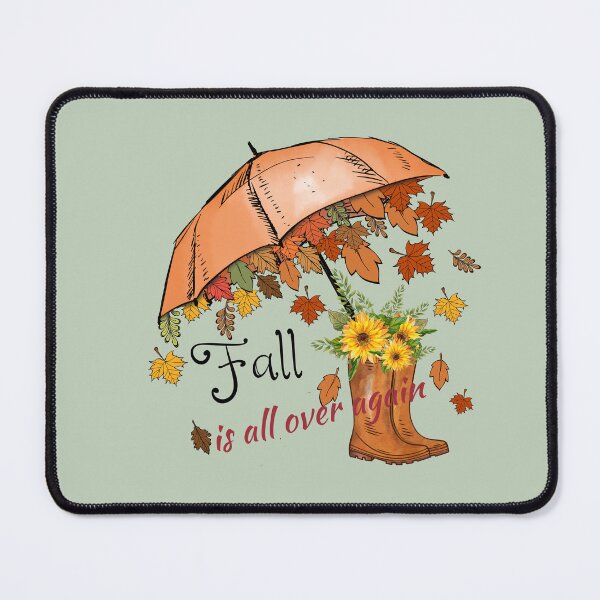 Item preview, Fall is all over again - autumn quote  designed and sold by cosmea.