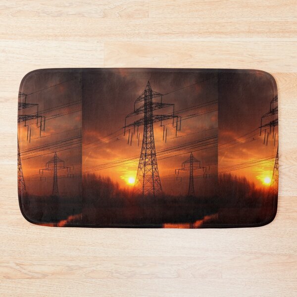Item preview, Transmission Pylon Sunset Reflection designed and sold by Pylon-Bureau.