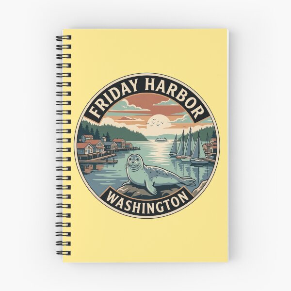 Item preview, Friday Harbor Washington: Harbor Seal Vintage designed and sold by CircinusStore.