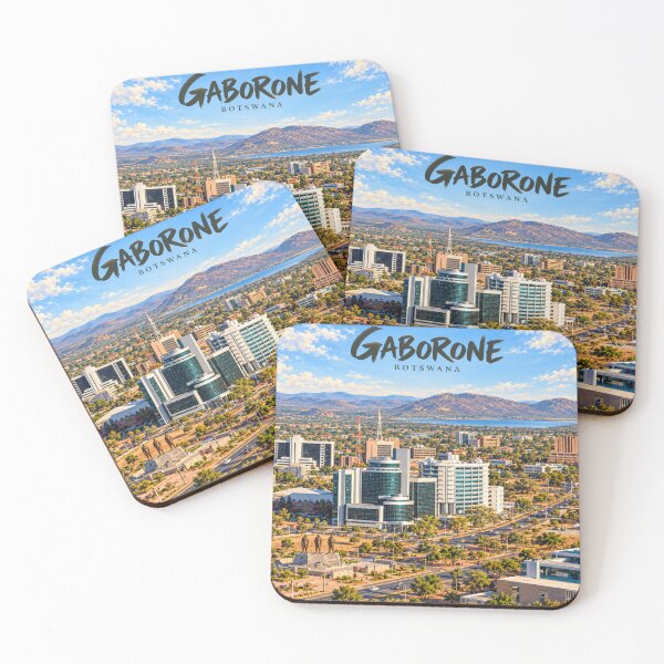 Item preview, Gaborone Painterly Botswana City Impression designed and sold by MichaeIRellov.
