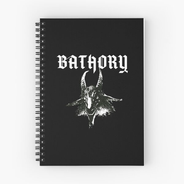 Aperçu de l'œuvre Logo gothique tête de chèvre et Bathory créée et vendue par Black-OniOns.