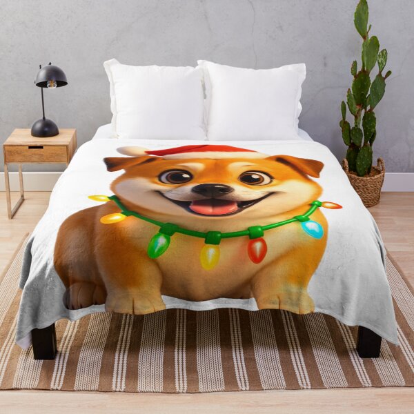Artikelvorschau, Fröhliches Weihnachtsfest mit Shiba Inu-Mix entworfen und verkauft von Sillytoe.