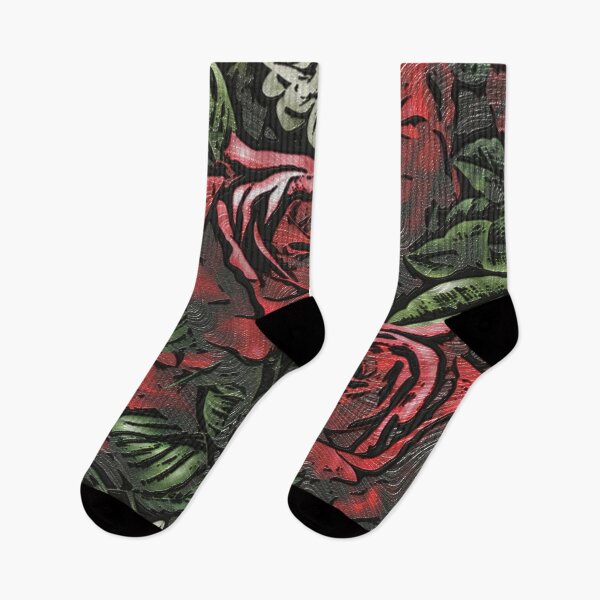 Item preview, Tiffany Glass Red Roses  designed and sold by Digital Attic 95.