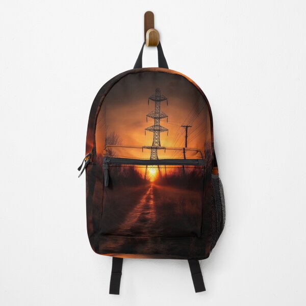 Item preview, Electricity Pylon Sunset Path designed and sold by Pylon-Bureau.