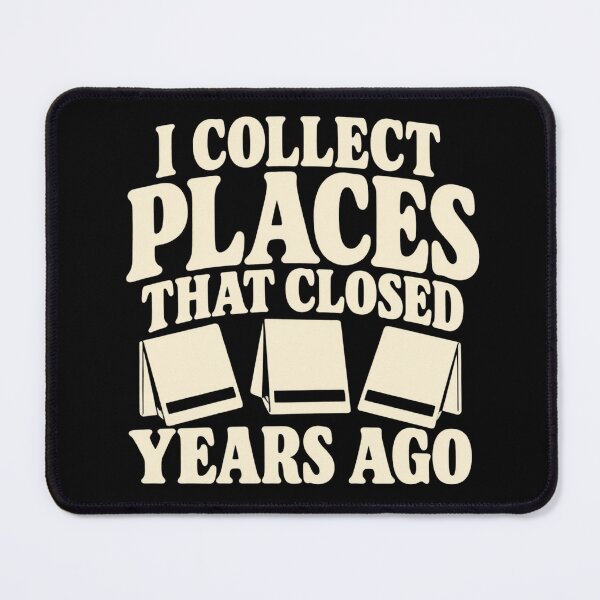 Item preview, I Collect Places That Closed Years Ago Vintage Matchcover Archive designed and sold by DreamLayerStudio.