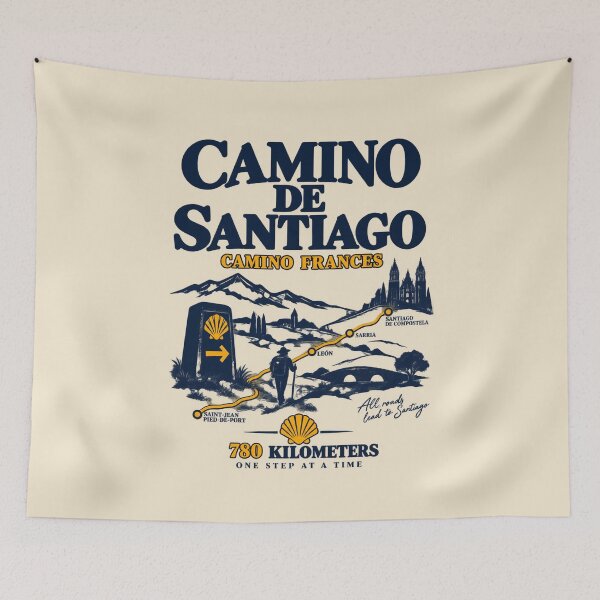 Item preview, Camino de Santiago Camino Frances Pilgrimage Trail – Pilgrim Hiking Design designed and sold by Studio Pico.