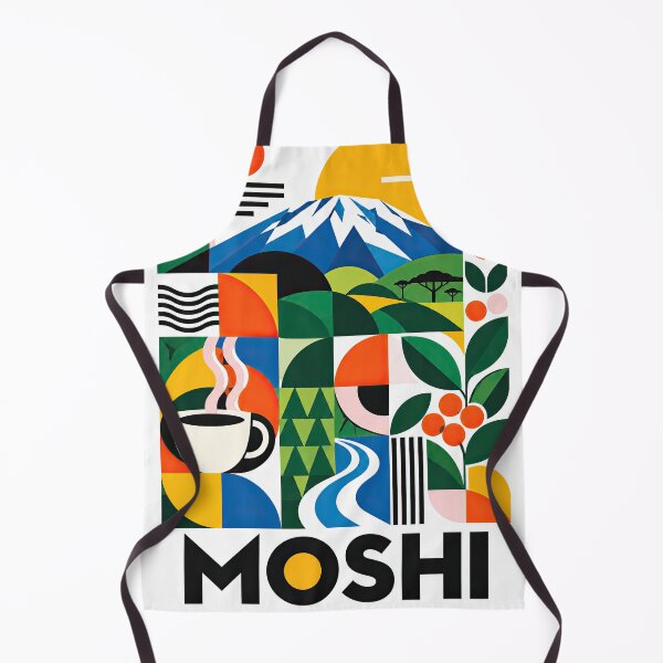 Aperçu de l'œuvre Colorful geometric illustration of Mount Kilimanjaro, African la créée et vendue par ckybe.