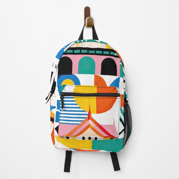 Item preview, Colorful geometric travel poster featuring HUA HIN THAILAND designed and sold by ckybe.