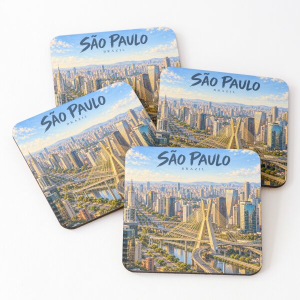 Item preview, São Paulo Painterly Brazilian City Impression designed and sold by MichaeIRellov.