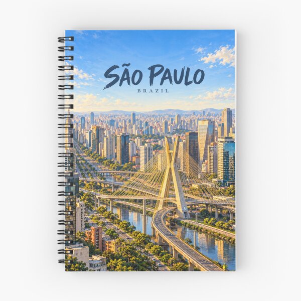 Item preview, São Paulo Painterly Brazilian City Impression designed and sold by MichaeIRellov.