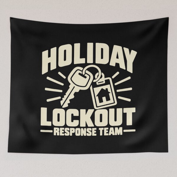 Item preview, Holiday Lockout Response Team Locksmith Christmas Humor designed and sold by DreamLayerStudio.
