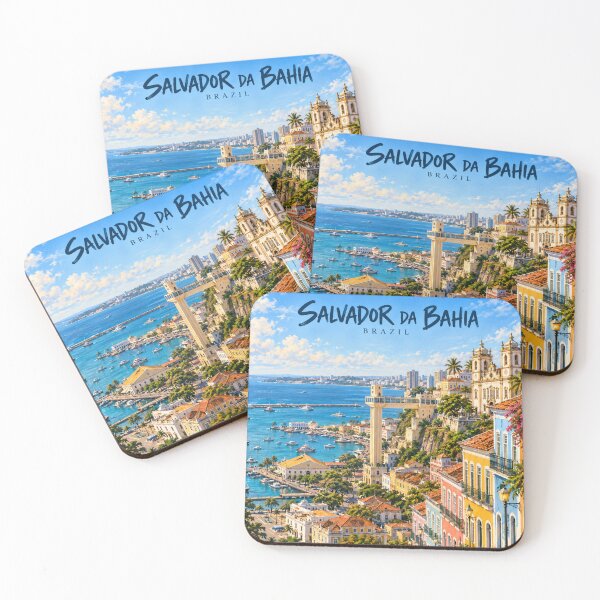 Item preview, Salvador da Bahia Painterly Brazilian Impression designed and sold by MichaeIRellov.