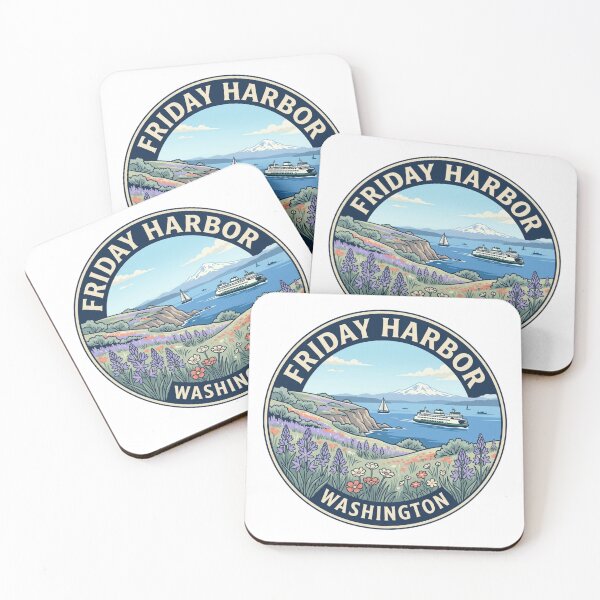 Item preview, Friday Harbor Washington: Wildflower Coast designed and sold by CircinusStore.