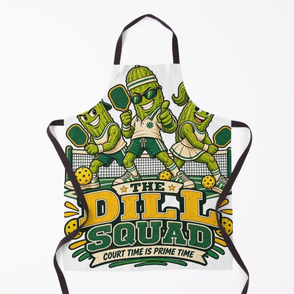 Item preview, The Dill Squad Funny Pickleball Pickle Mascot Team Design designed and sold by @SHINTOSARTSTORE.