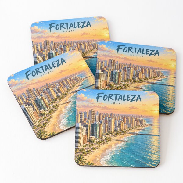 Item preview, Fortaleza Painterly Brazilian Coastal Impression designed and sold by MichaeIRellov.