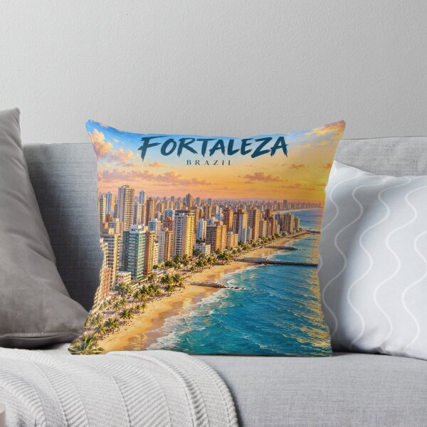 Aperçu de l'œuvre Impression picturale de la côte brésilienne de Fortaleza créée et vendue par MichaeIRellov.