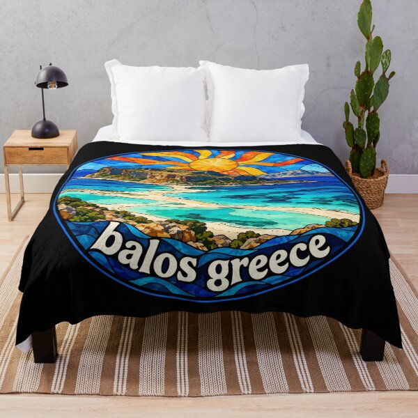 Artikelvorschau, Balos-Lagune, Kreta, Griechenland, Buntglas entworfen und verkauft von TomFrontierArt.